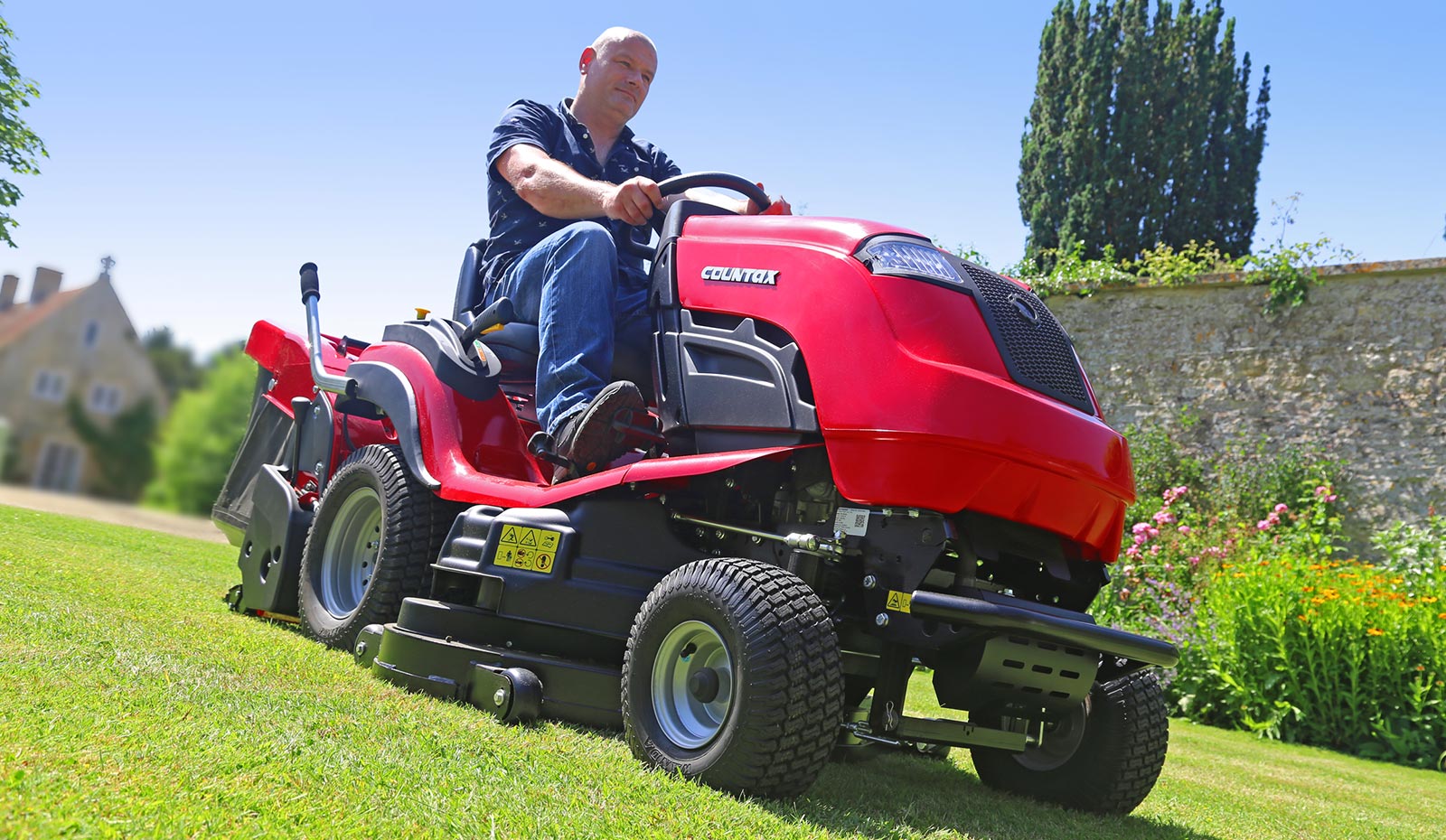 Countax C60 lawn garden tractor riding mower