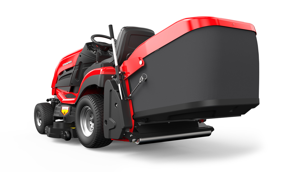 Countax C Series C60 lawn garden tractor mower rear view